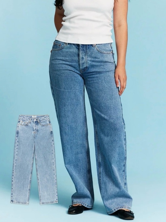 Parke Denim - PARKE Classic Straight-Leg Jeans in Medium Blue
